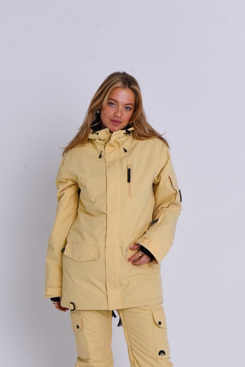 Yeh Girl Ski & Snowboard Jacket - Desert Sand. - OOSC Clothing - USA