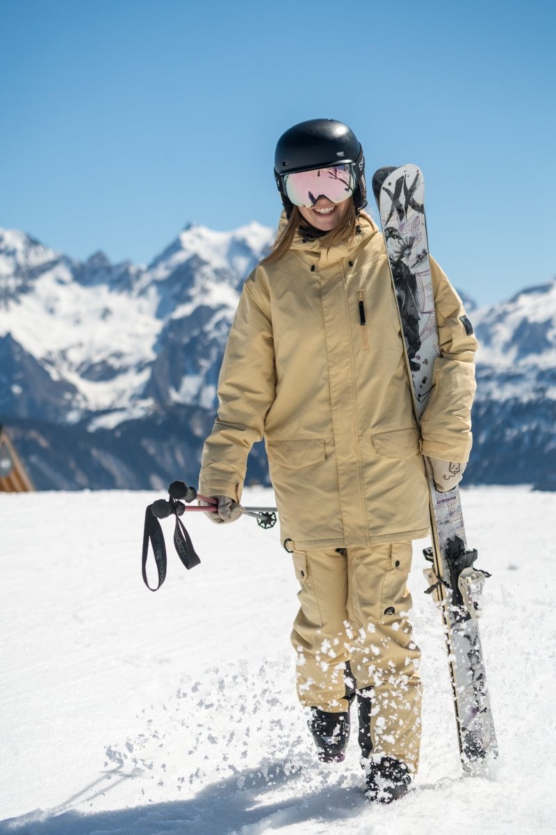 Yeh Girl Ski & Snowboard Jacket - Desert Sand. - OOSC Clothing - USA