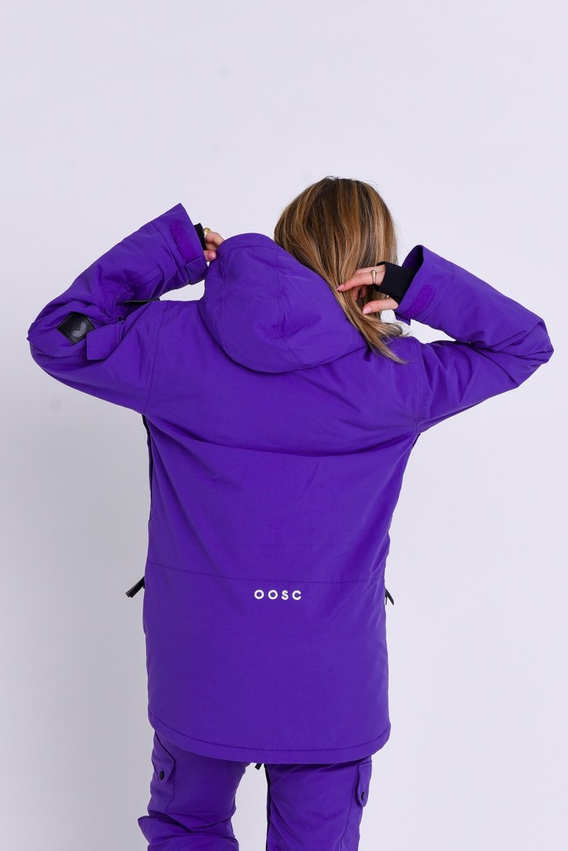 Yeh Girl Ski & Snowboard Jacket - Purple - OOSC Clothing - USA
