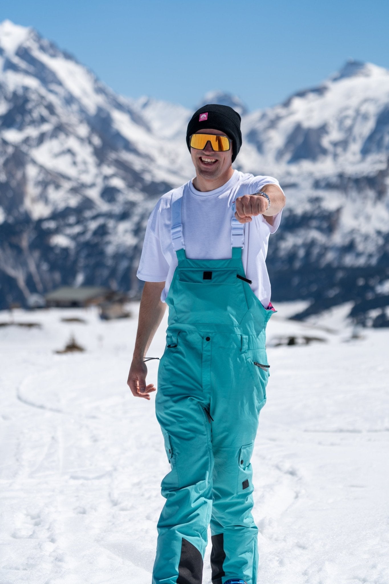Yeh Man Bib Pant - Aqua - OOSC Clothing - USA