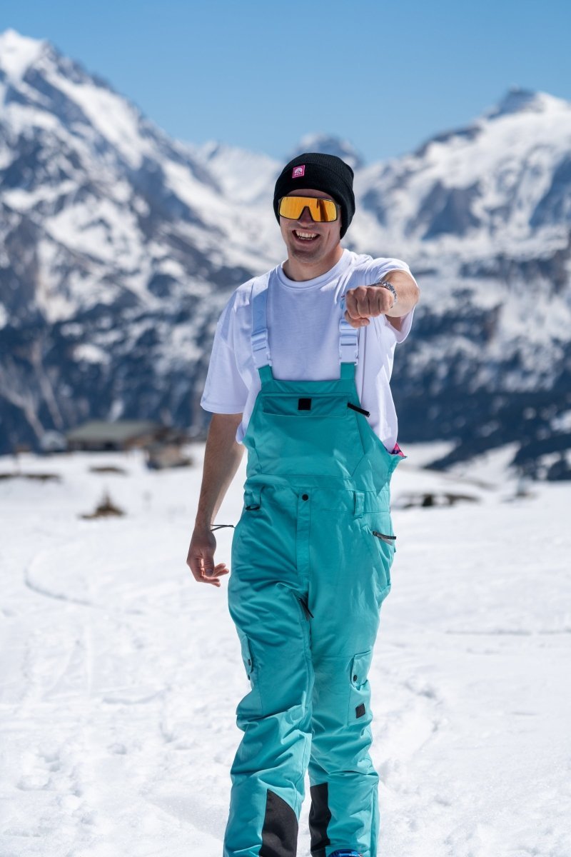 Yeh Man Bib Pant - Aqua - OOSC Clothing - USA