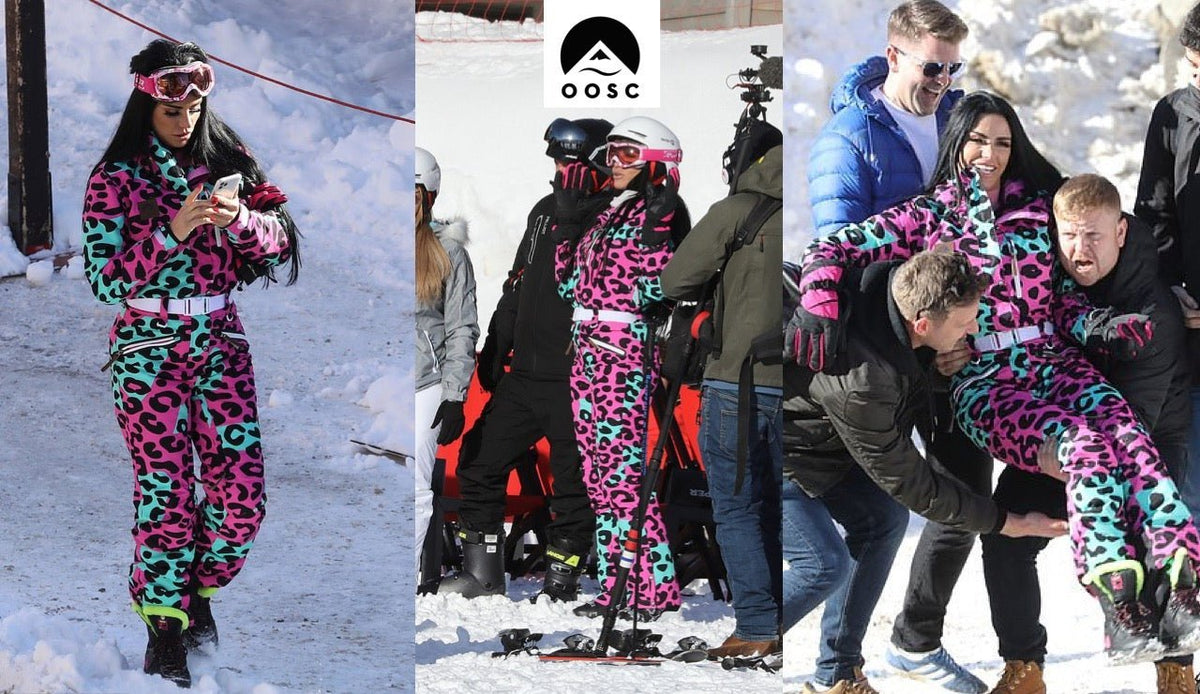 Katie Price In Our Cheeky Leopard Ski Suit - OOSC Clothing - USA