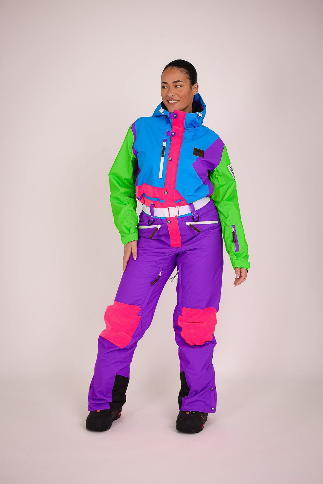 OOSC Women's Ski Suit Rainbow Road Female Fit Monos de esquí mujer :  Snowleader