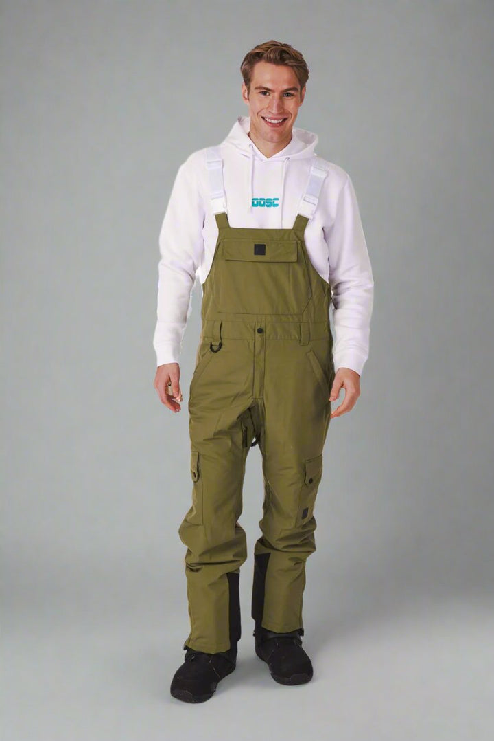 Yeh Man Ski & Snowboard Bib Pant - Khaki