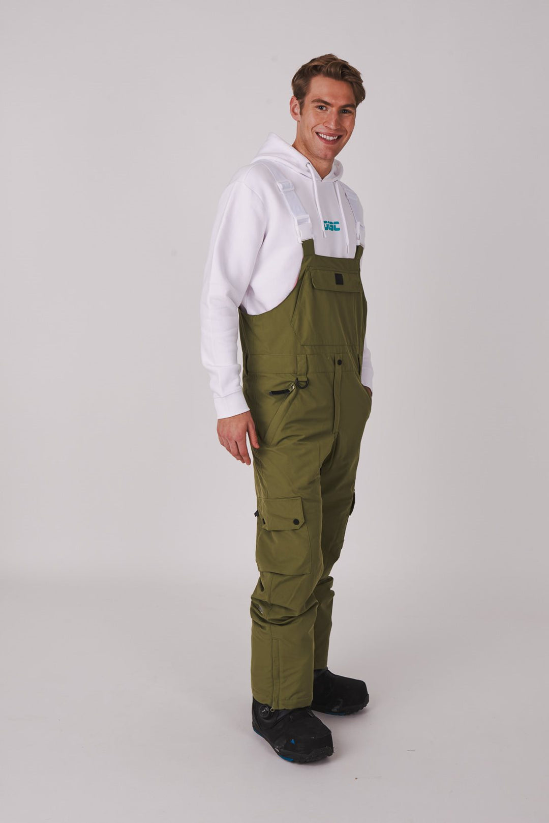 Yeh Man Ski & Snowboard Bib Pant - Khaki