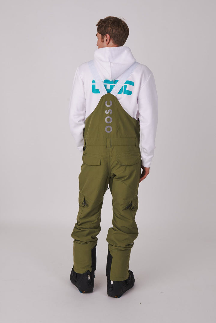 Yeh Man Ski & Snowboard Bib Pant - Khaki