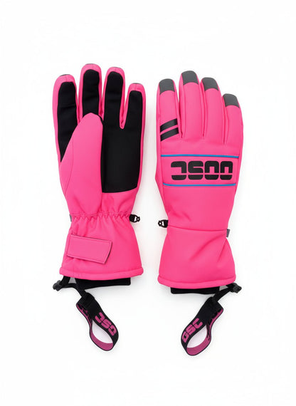 1987 PrimaLoft® V2 Ski & Snowboard Gloves - Pink - OOSC Clothing - USA