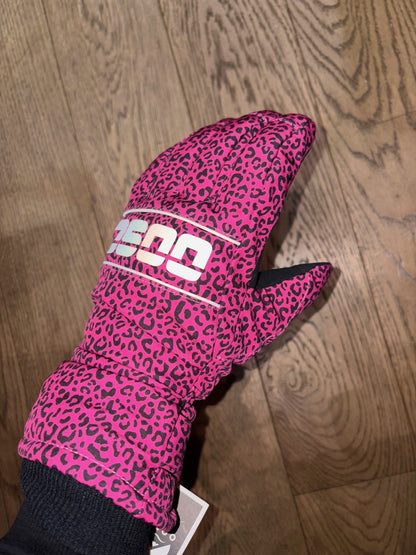 1987 PrimaLoft® V2 Ski & Snowboard Gloves - Pink Leopard - OOSC Clothing - USA