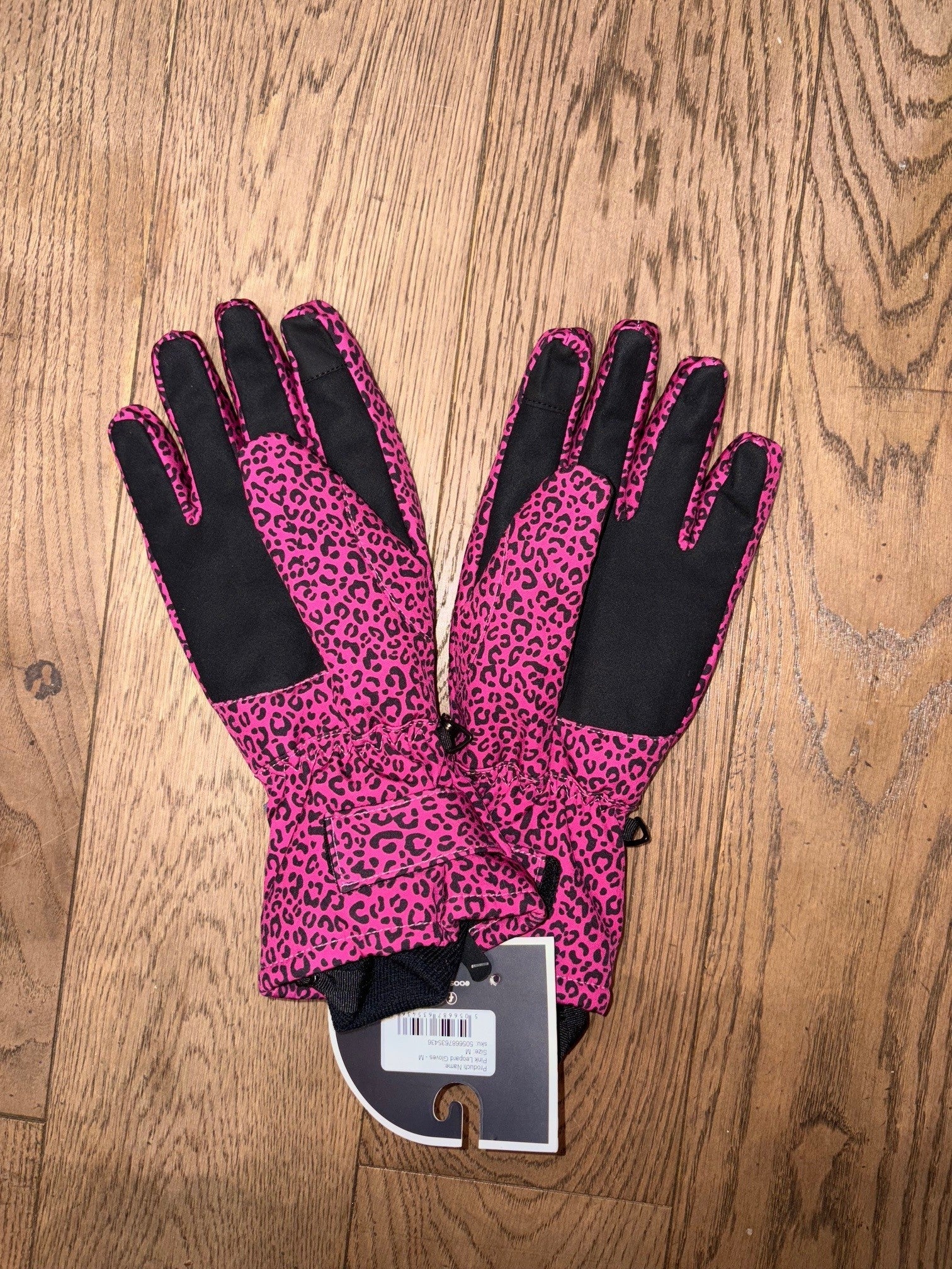 1987 PrimaLoft® V2 Ski & Snowboard Gloves - Pink Leopard - OOSC Clothing - USA