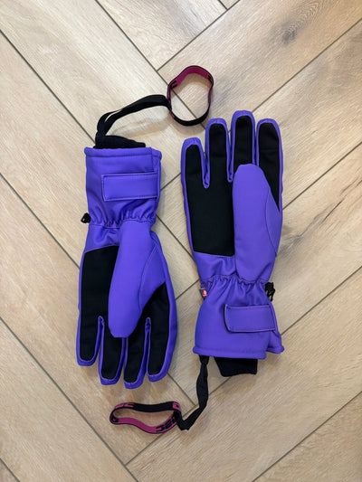 1987 PrimaLoft® V2 Ski & Snowboard Gloves - Purple - OOSC Clothing - USA