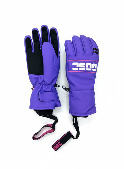 1987 PrimaLoft® V2 Ski & Snowboard Gloves - Purple - OOSC Clothing - USA