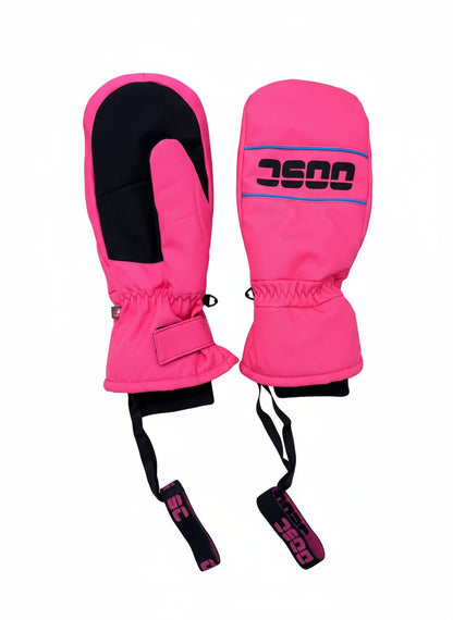 1987 PrimaLoft® V2 Ski & Snowboard Mitt - Pink - OOSC Clothing - USA