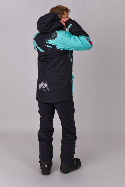 Afterparty Jacket Black & Mint Men's - OOSC Clothing