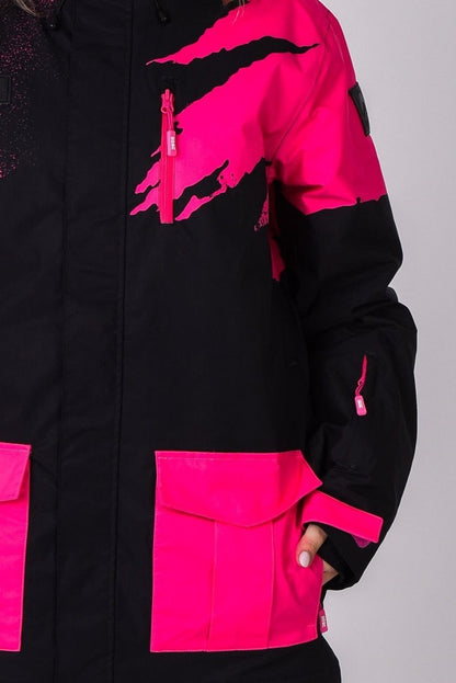 Afterparty Jacket Black & Pink - OOSC Clothing - USA