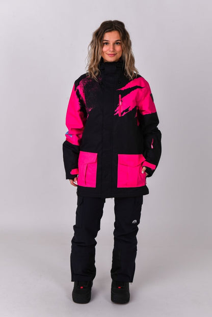 Afterparty Jacket Black & Pink - OOSC Clothing - USA