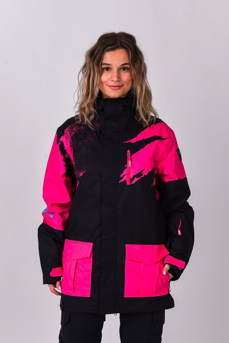 Afterparty Jacket Black & Pink - OOSC Clothing - USA