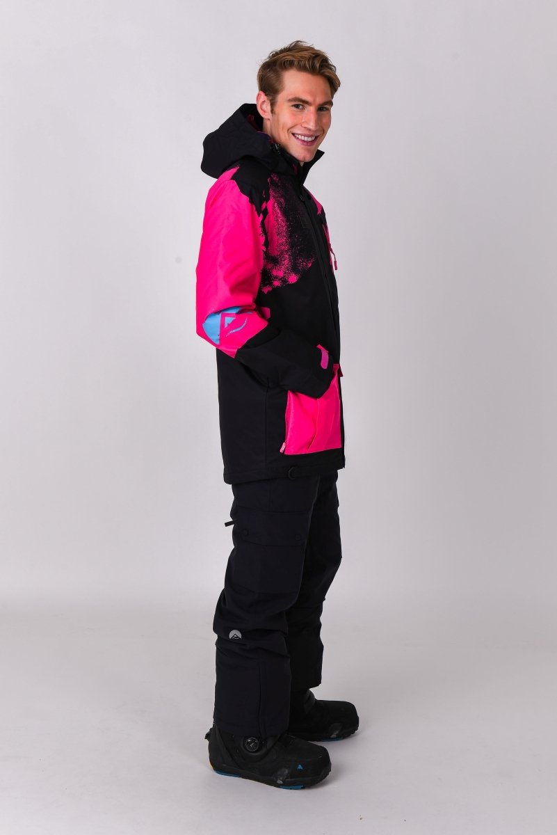 Afterparty Jacket Black & Pink Men's - OOSC Clothing - USA