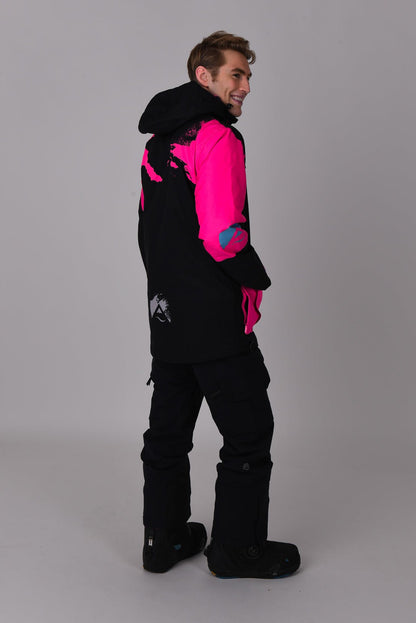 Afterparty Jacket Black & Pink Men's - OOSC Clothing - USA