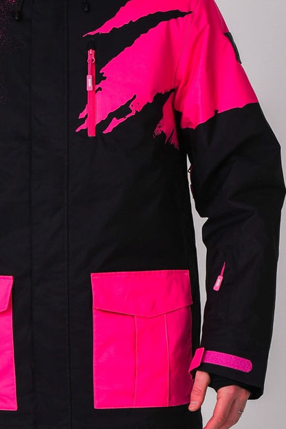 Afterparty Jacket Black & Pink Men's - OOSC Clothing - USA