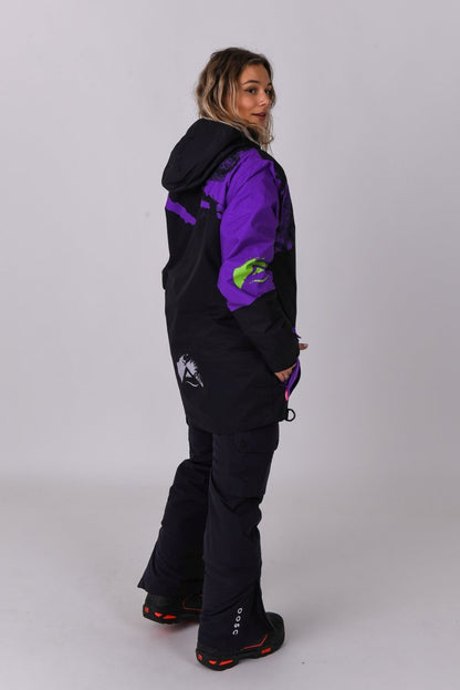 Afterparty Jacket Black & Purple - OOSC Clothing - USA