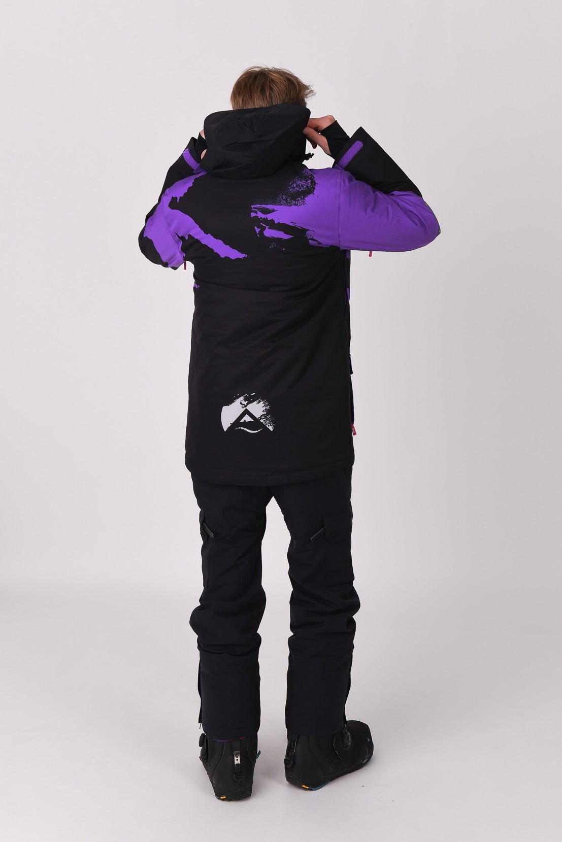 Afterparty Jacket Black & Purple Men's - OOSC Clothing - USA