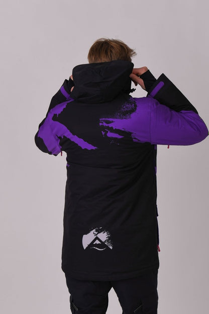 Afterparty Jacket Black & Purple Men's - OOSC Clothing - USA