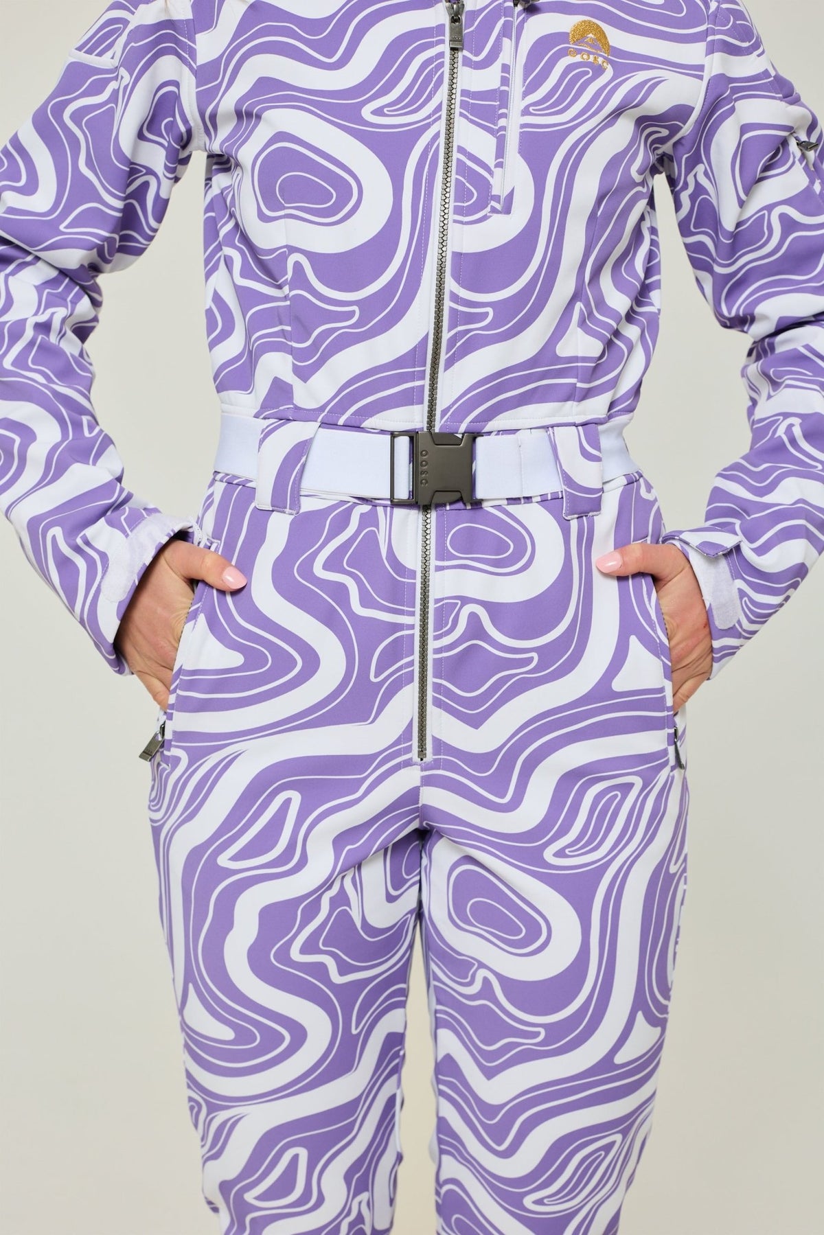 Amethyst Wave Ski Suit - OOSC Clothing - USA