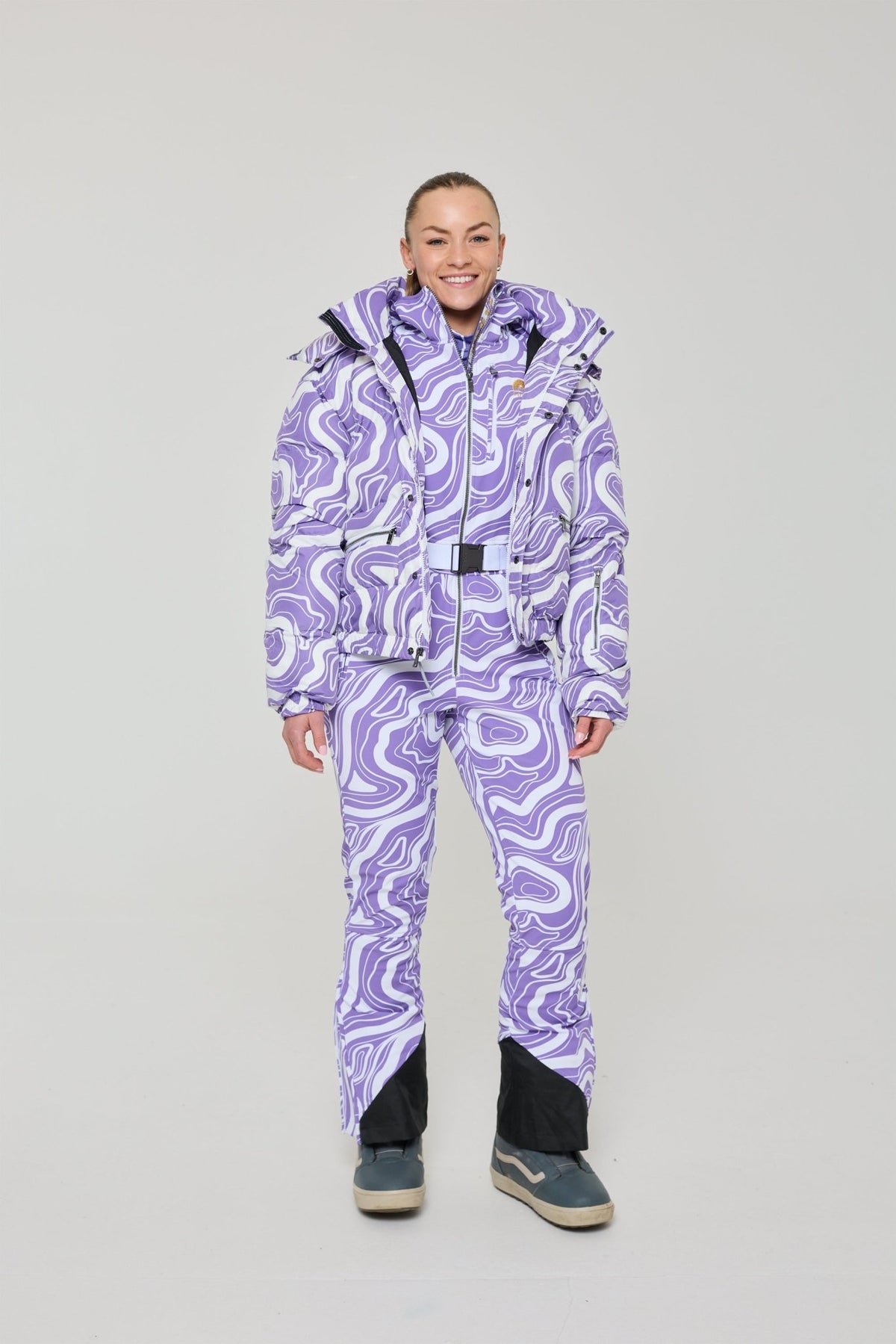 Amethyst Wave Ski Suit - OOSC Clothing - USA