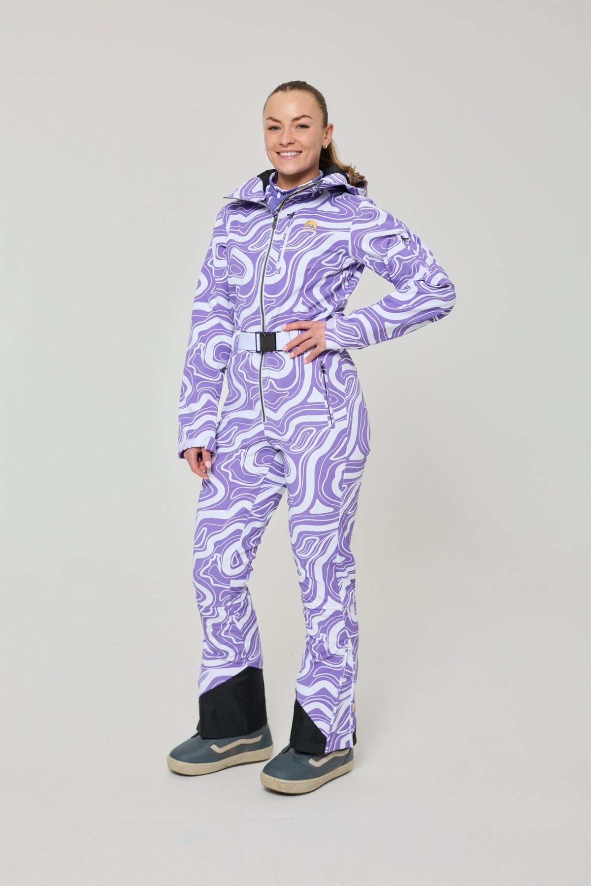 Amethyst Wave Ski Suit - OOSC Clothing - USA