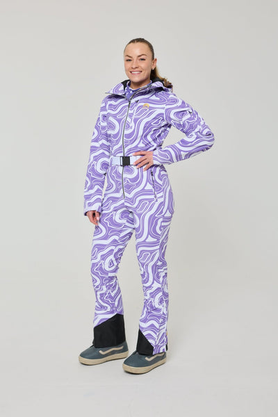 Amethyst Wave Ski Suit - OOSC Clothing - USA