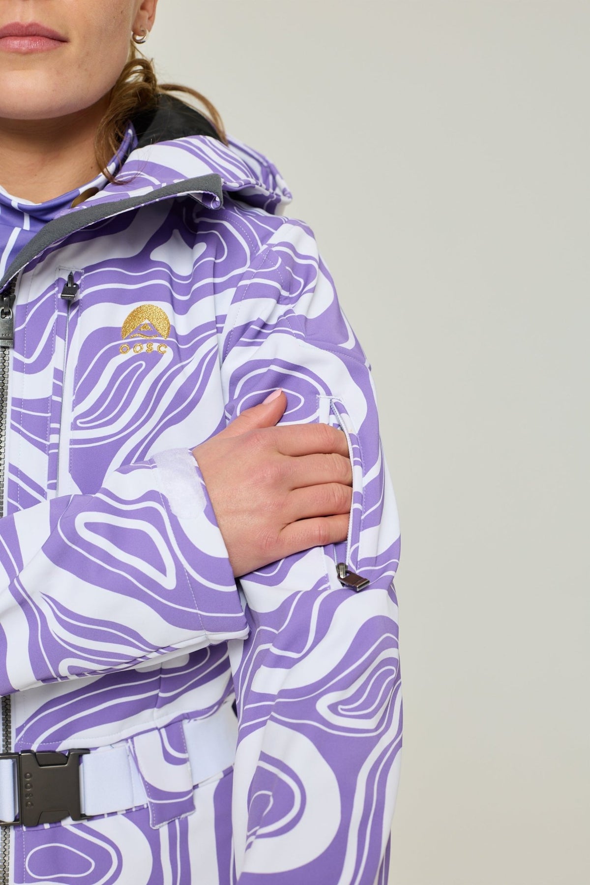 Amethyst Wave Ski Suit - OOSC Clothing - USA
