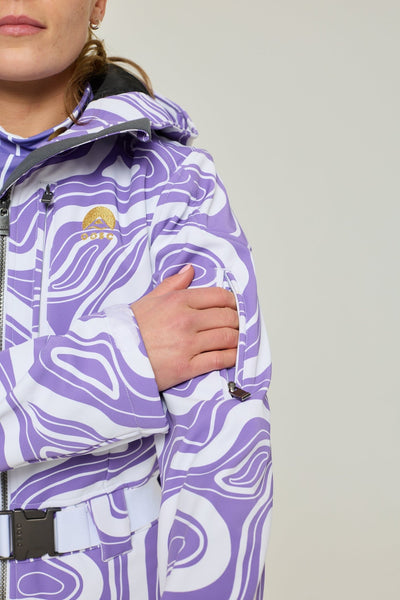 Amethyst Wave Ski Suit - OOSC Clothing - USA
