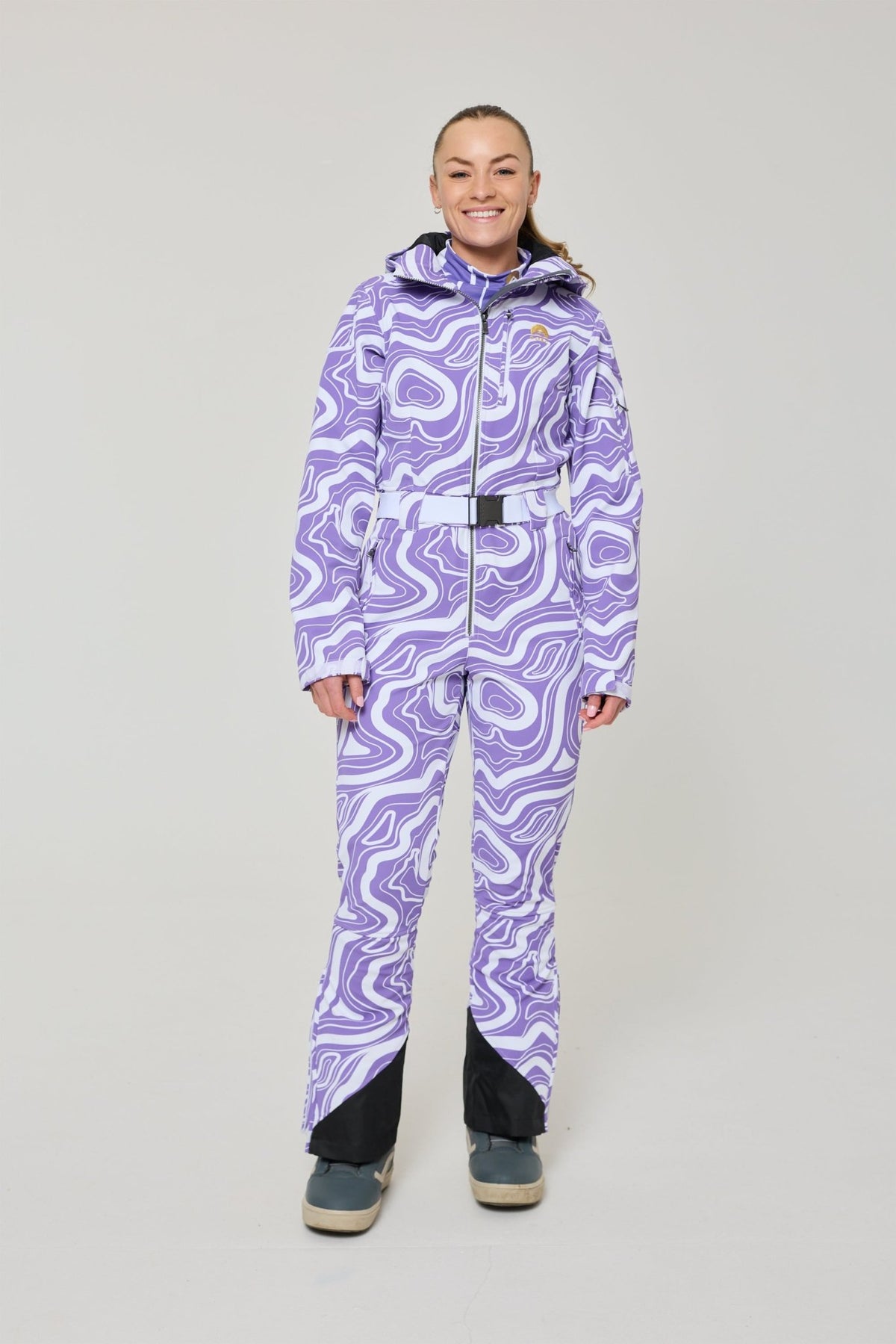 Amethyst Wave Ski Suit - OOSC Clothing - USA