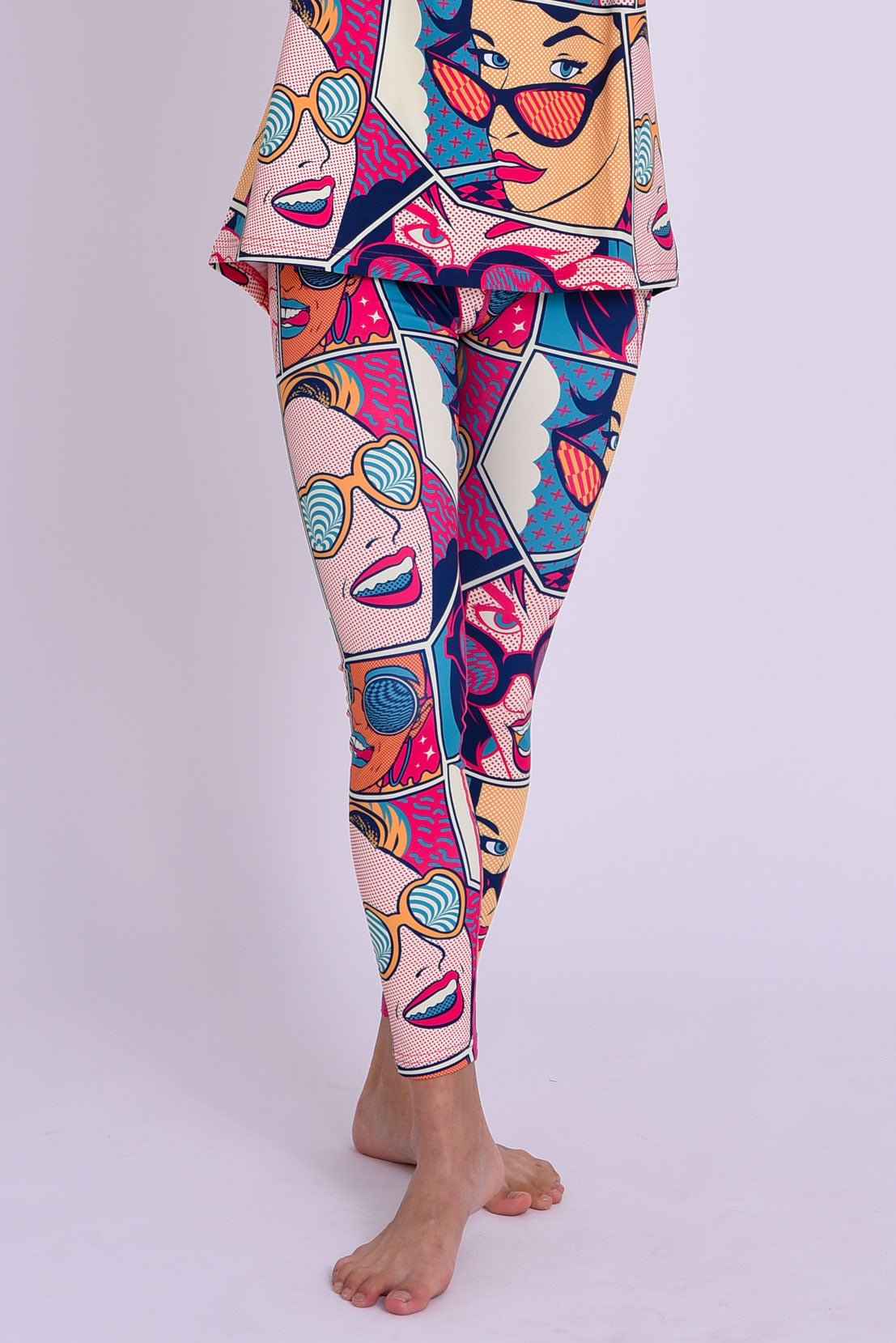 Baselayer Leggings - Comic Book Candy Women's - OOSC Clothing - USA