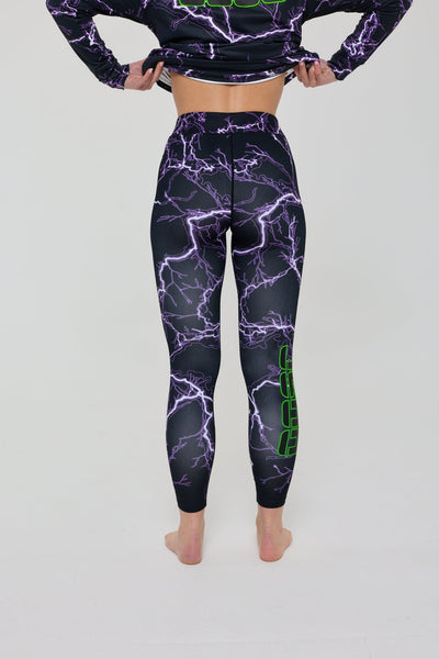 Baselayer Leggings - Thunderstruck Women's - OOSC Clothing - USA