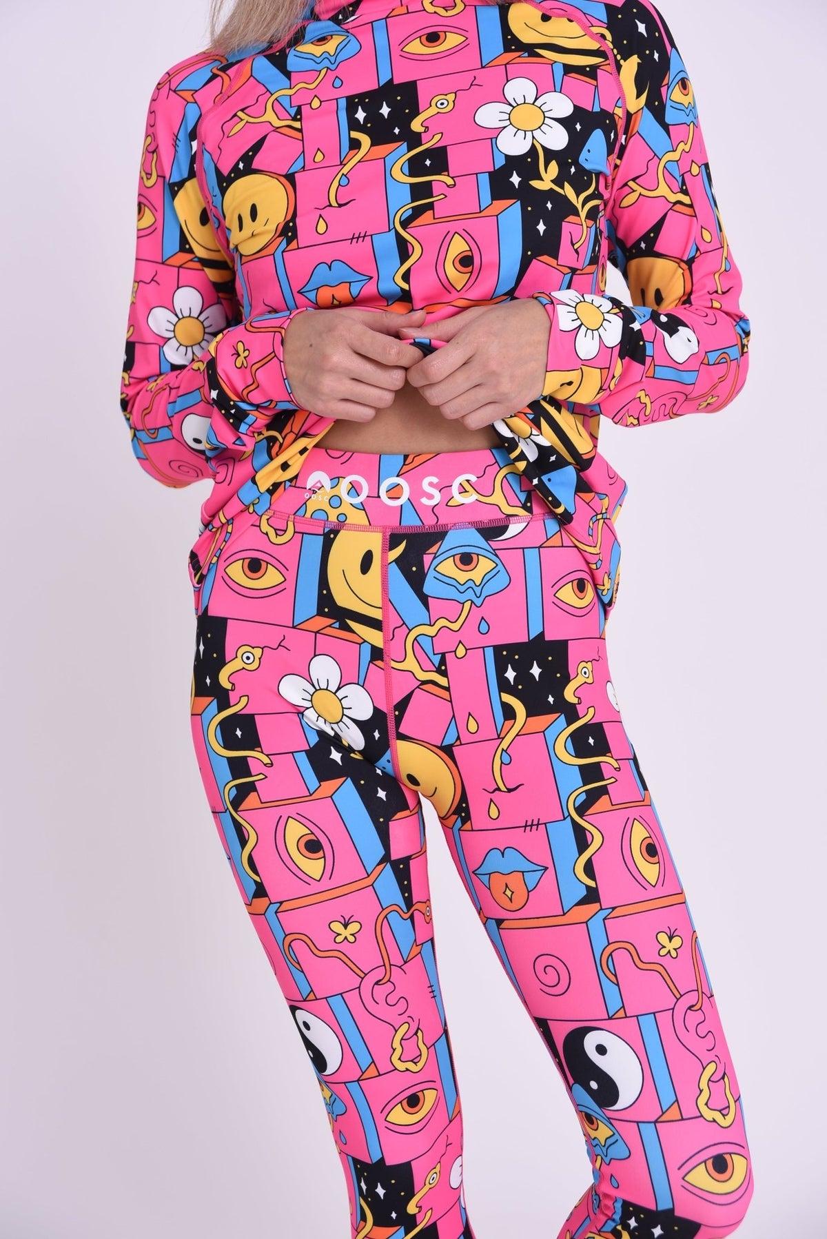 Baselayer Leggings - Trippy Hippy Women's - OOSC Clothing - USA