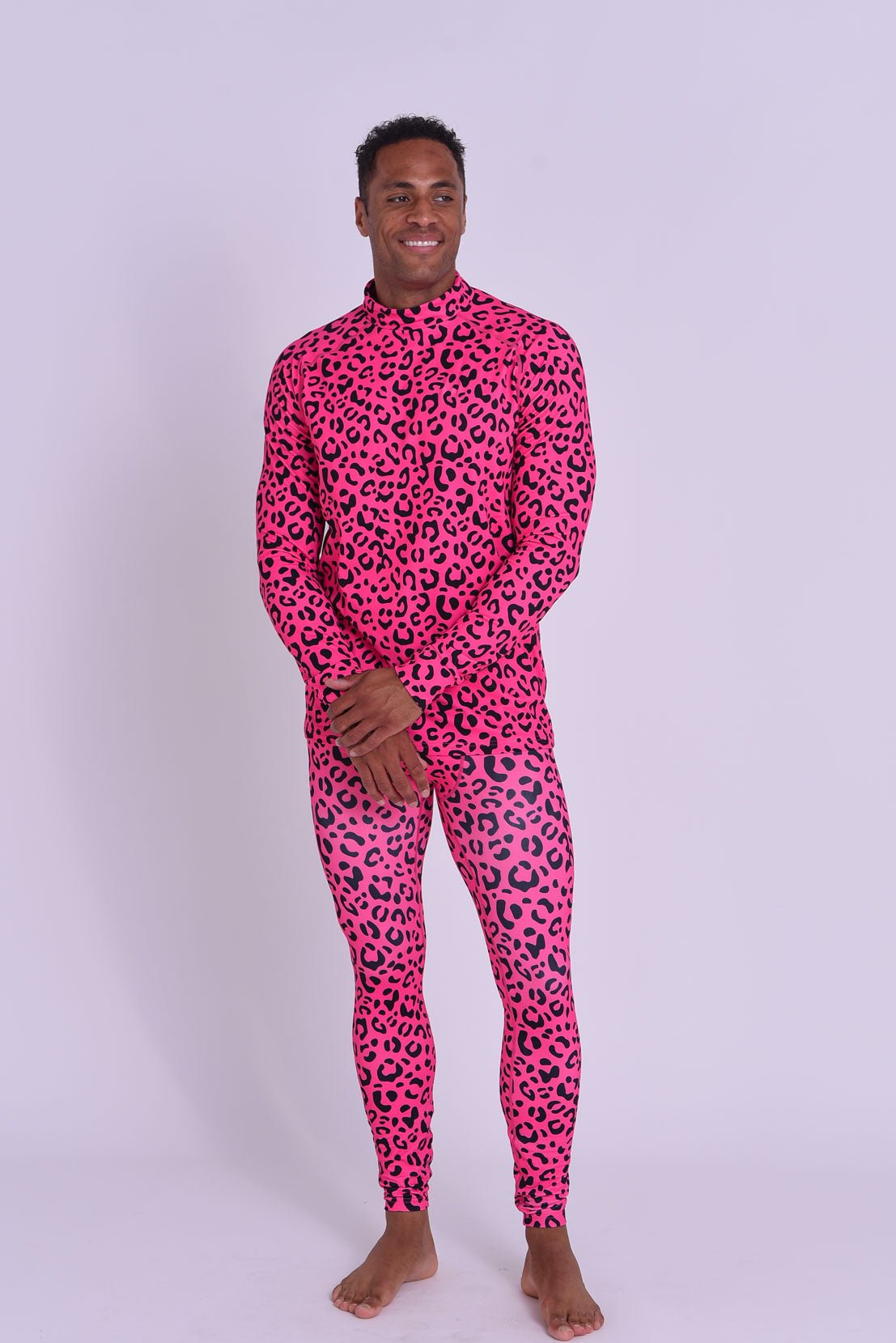 Baselayer Pant - Hotel California Pink Leopard Men's - OOSC Clothing - USA