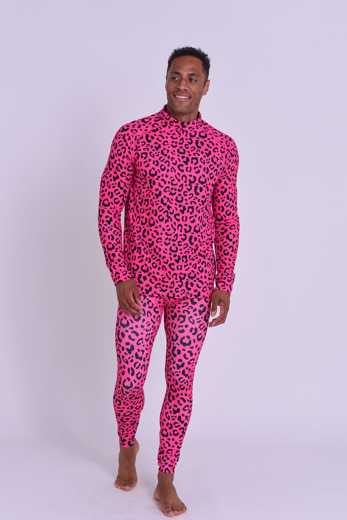 Baselayer Pant - Hotel California Pink Leopard Men's - OOSC Clothing - USA