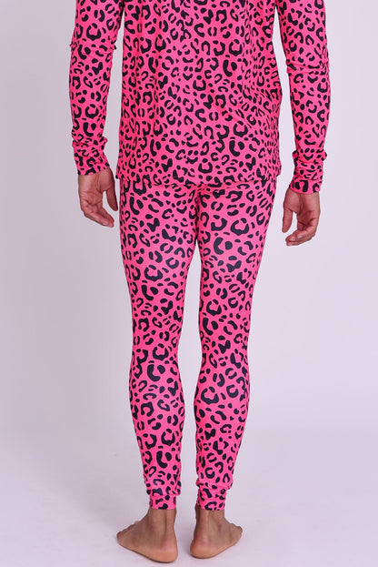 Baselayer Pant - Hotel California Pink Leopard Men's - OOSC Clothing - USA