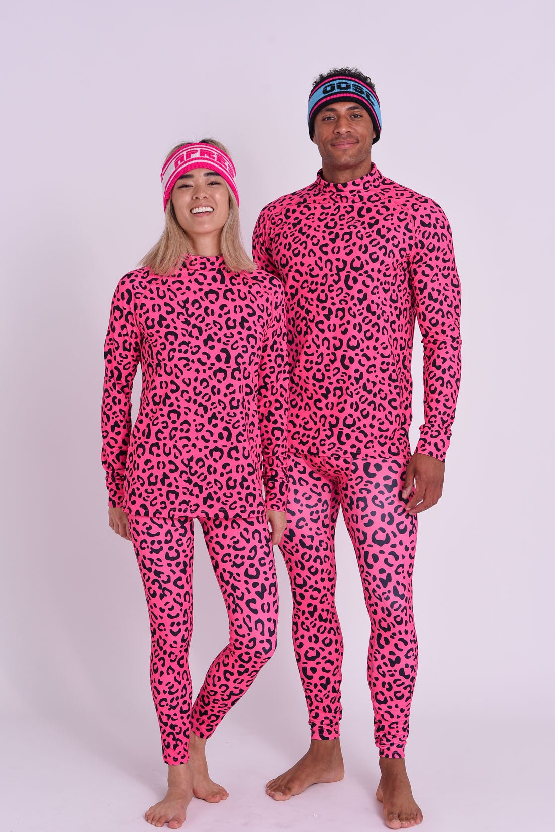 Baselayer Pant - Hotel California Pink Leopard Men's - OOSC Clothing - USA