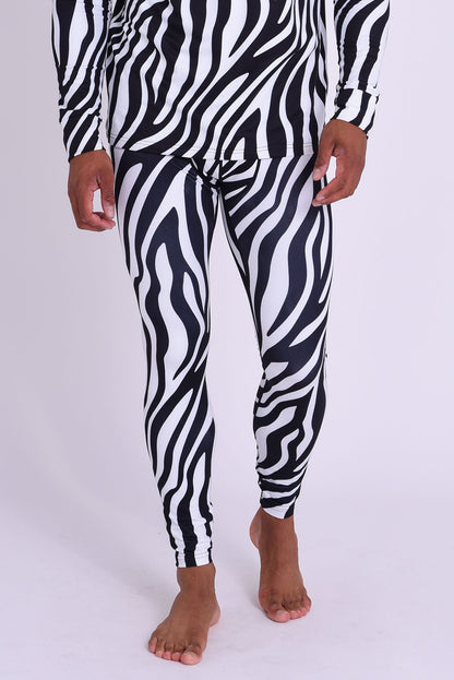 Baselayer Pant - Hotel California Zebra Print Men's - OOSC Clothing - USA