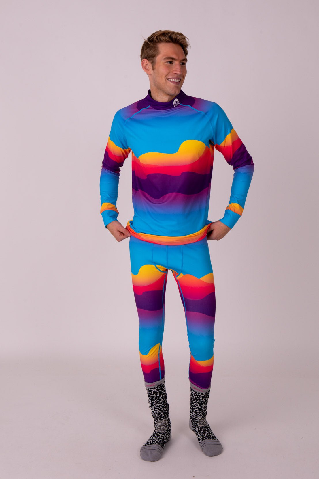 Baselayer Pant - Mambo Sunset Mens - OOSC Clothing - USA