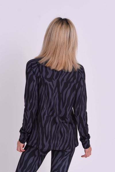 Baselayer Top - Black Tiger Women's - OOSC Clothing - USA