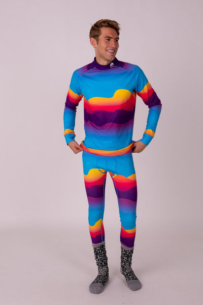 Baselayer Top - Mambo Sunset Mens - OOSC Clothing - USA