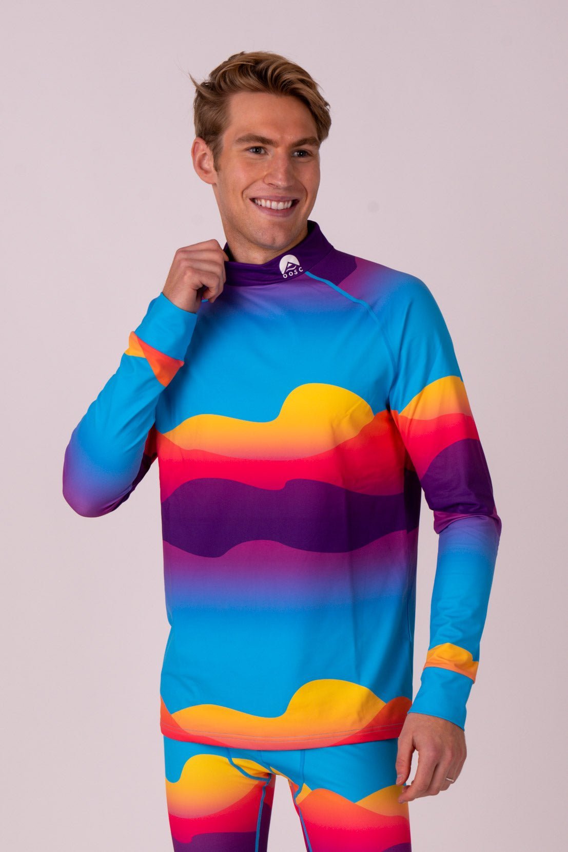 Baselayer Top - Mambo Sunset Mens - OOSC Clothing - USA