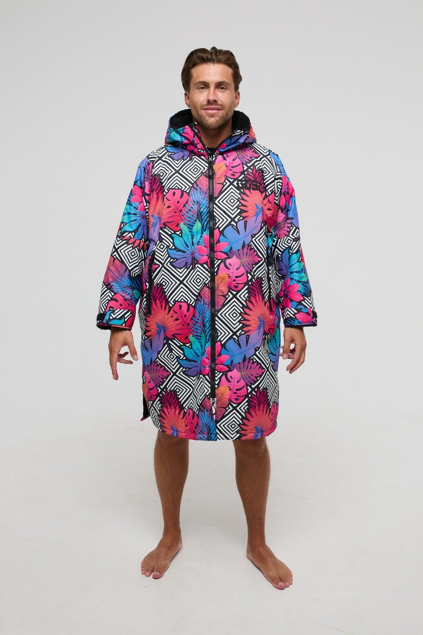 B.I.G. P.O.P.P.A. Recycled Sherpa Lined Changing Robe - Men's - OOSC Clothing - USA