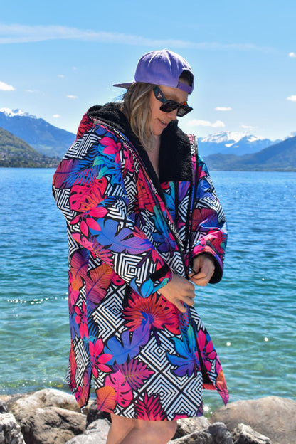 B.I.G. P.O.P.P.A. Recycled Sherpa Lined Changing Robe - Women's - OOSC Clothing - USA