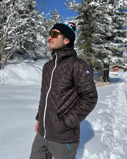 Black Glacier Thermolite® Insulated Jacket - Men's - OOSC Clothing - USA