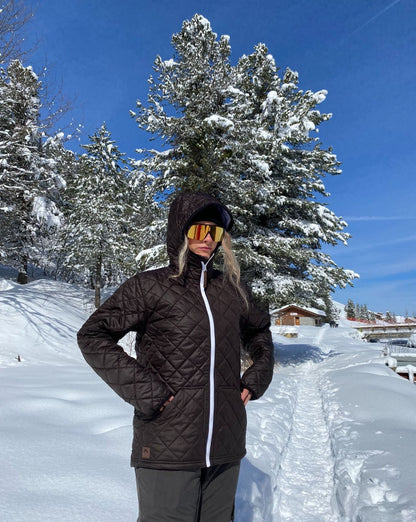 Black Glacier Thermolite® Insulated Jacket - Women's - OOSC Clothing - USA