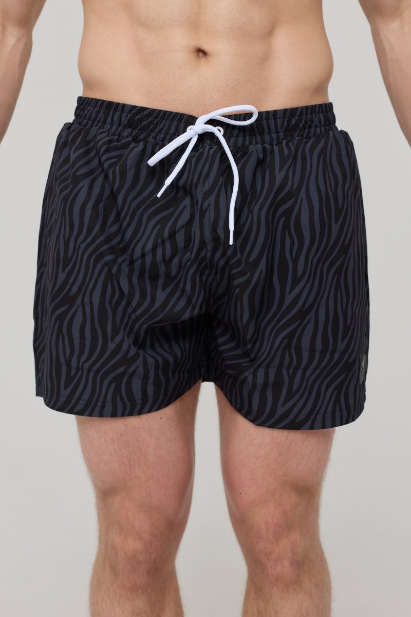 Black Tiger Men's Swim Shorts - OOSC Clothing - USA